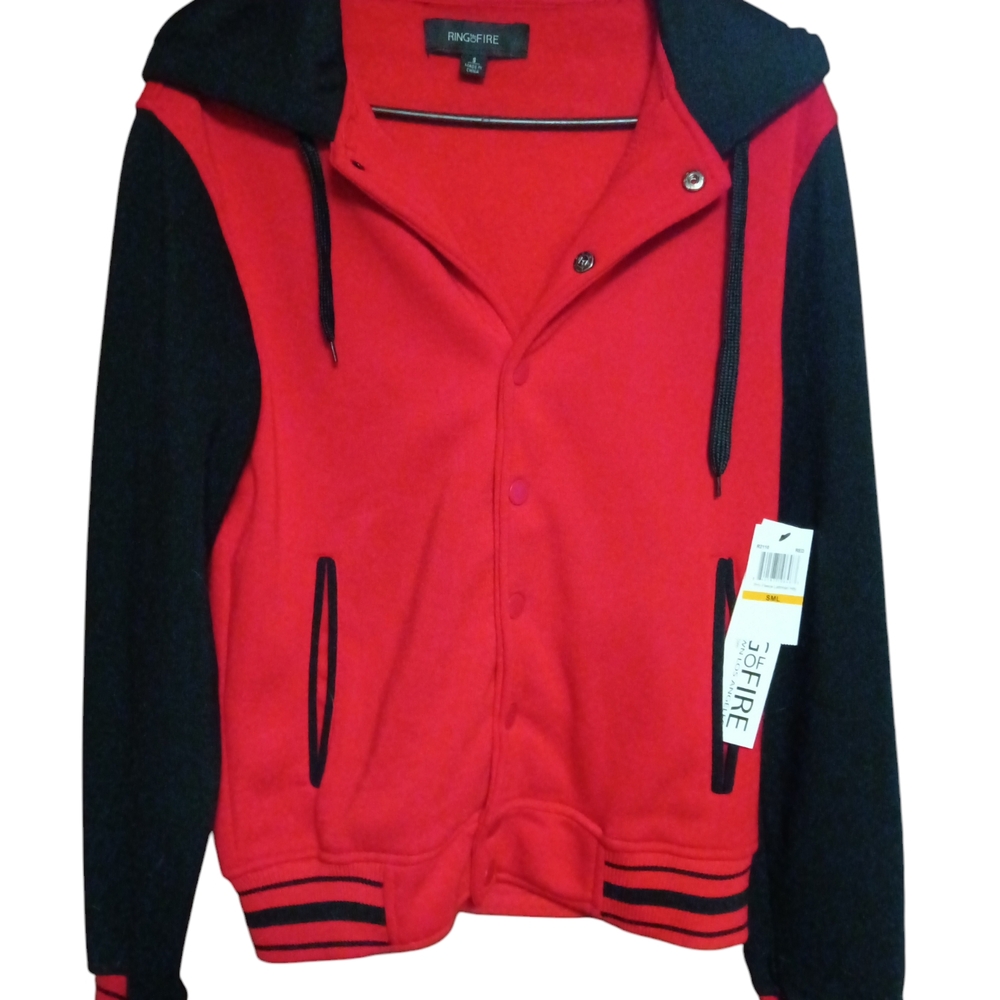 Ring of Fire Red and Black Hoodie